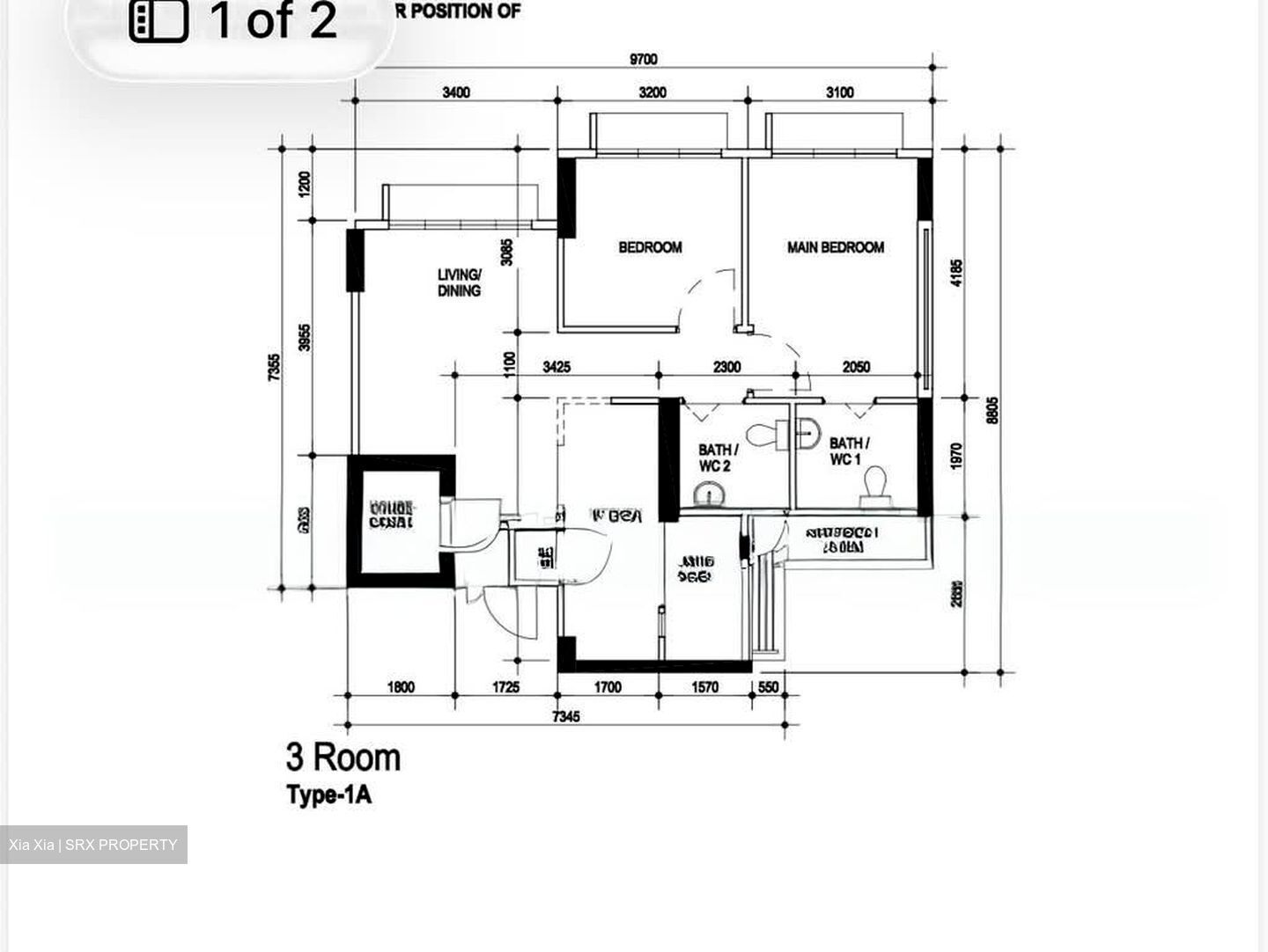 Blk 107A Alkaff Oasis (Toa Payoh), HDB 3 Rooms #602309121